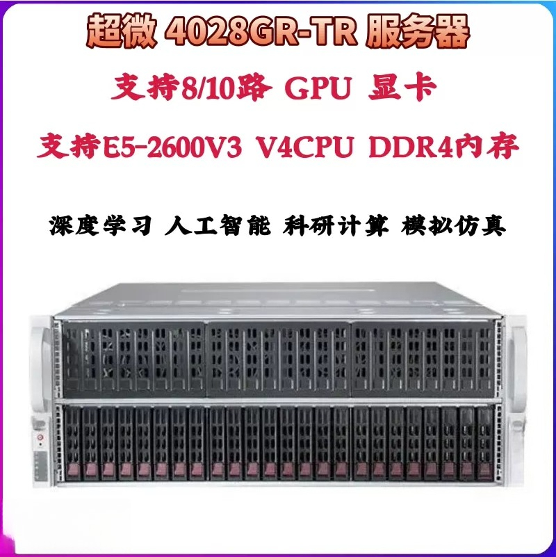8 Gpu 4U Server Chassis - Chassi de Servidor Rack 4U, Suporta