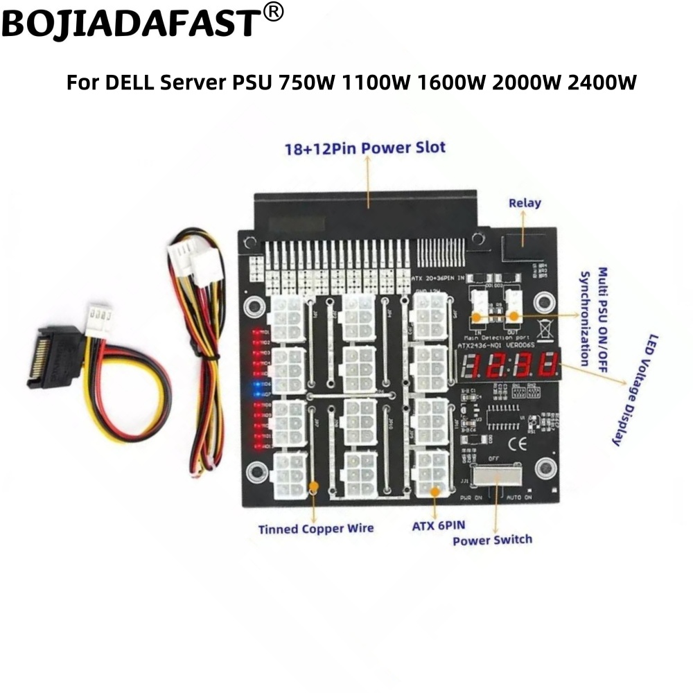 Sincronização da placa de fuga - 2400W Server Psu Breakout Board avaliação e preço