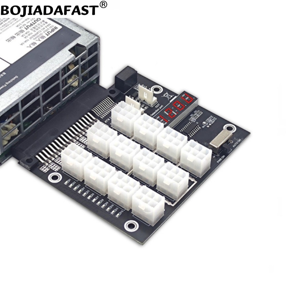 Placa de Conexão com 12 Conect - 2400W Server Psu Breakout Board avaliação e preço